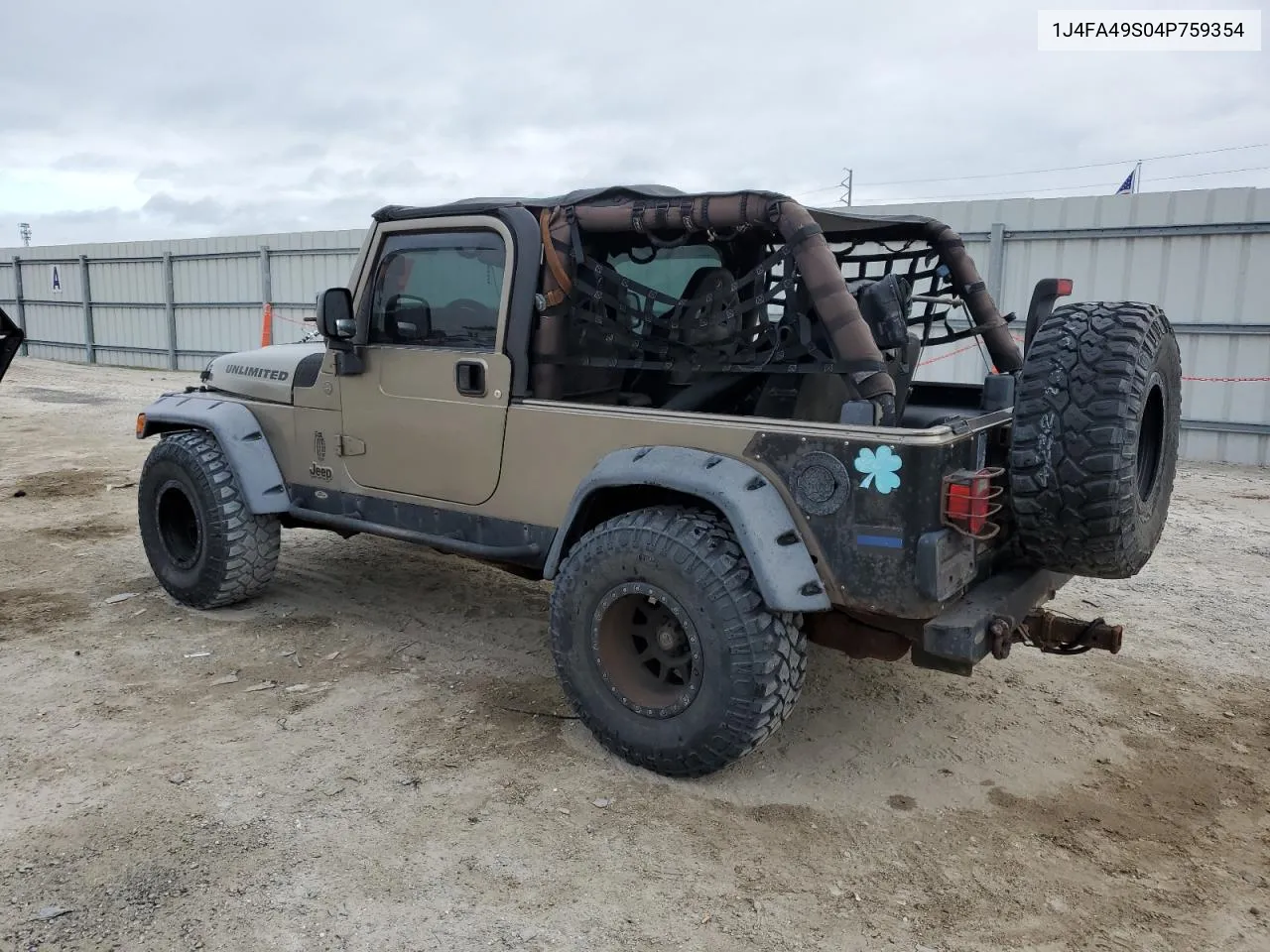 2004 Jeep Wrangler / Tj Sport VIN: 1J4FA49S04P759354 Lot: 80022034