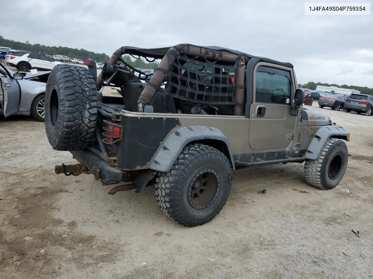 2004 Jeep Wrangler / Tj Sport VIN: 1J4FA49S04P759354 Lot: 80022034