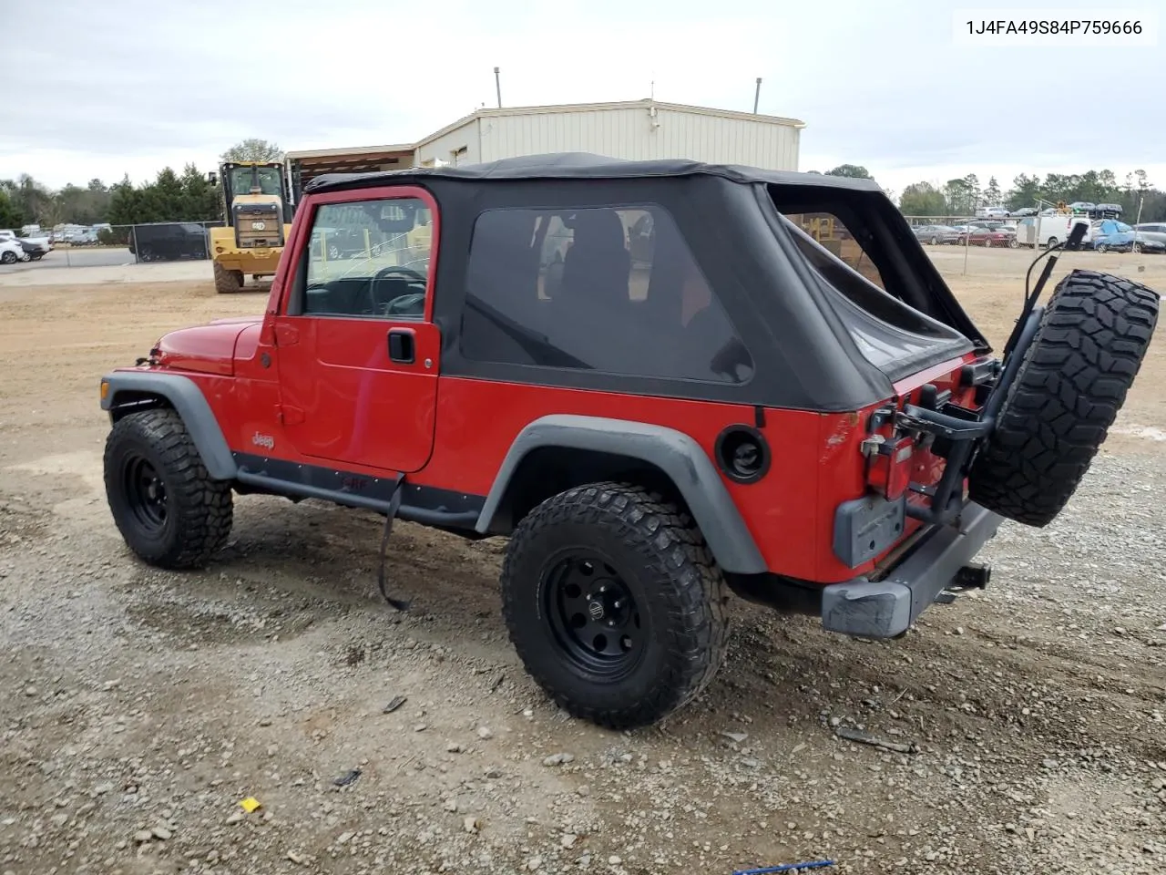 2004 Jeep Wrangler / Tj Sport VIN: 1J4FA49S84P759666 Lot: 80737124