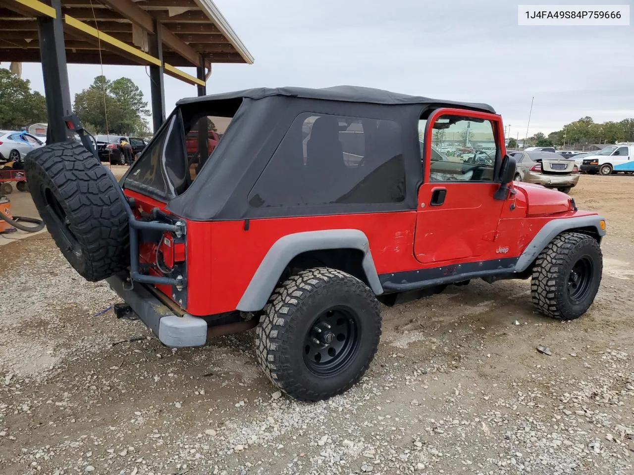 2004 Jeep Wrangler / Tj Sport VIN: 1J4FA49S84P759666 Lot: 80737124