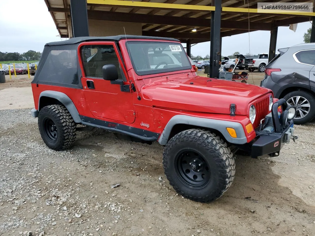 2004 Jeep Wrangler / Tj Sport VIN: 1J4FA49S84P759666 Lot: 80737124