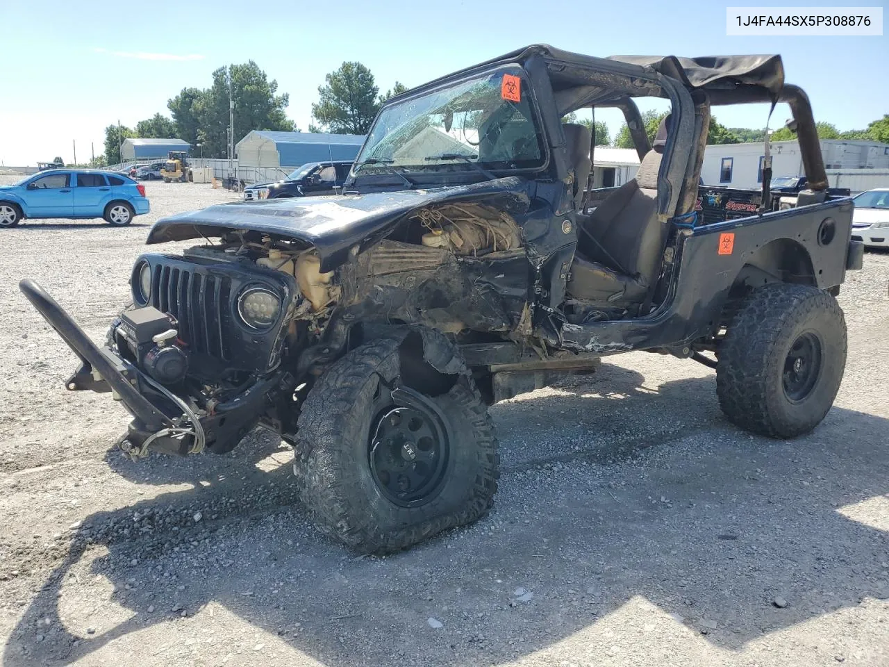 2005 Jeep Wrangler / Tj Unlimited VIN: 1J4FA44SX5P308876 Lot: 62033114