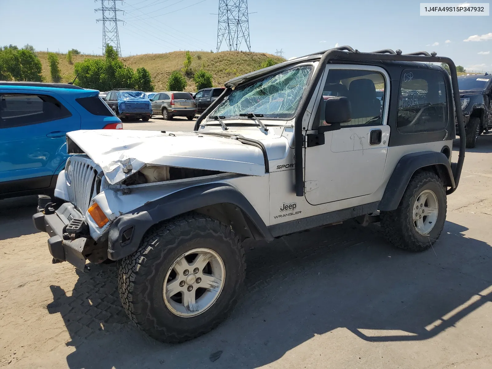 2005 Jeep Wrangler / Tj Sport VIN: 1J4FA49S15P347932 Lot: 62661234