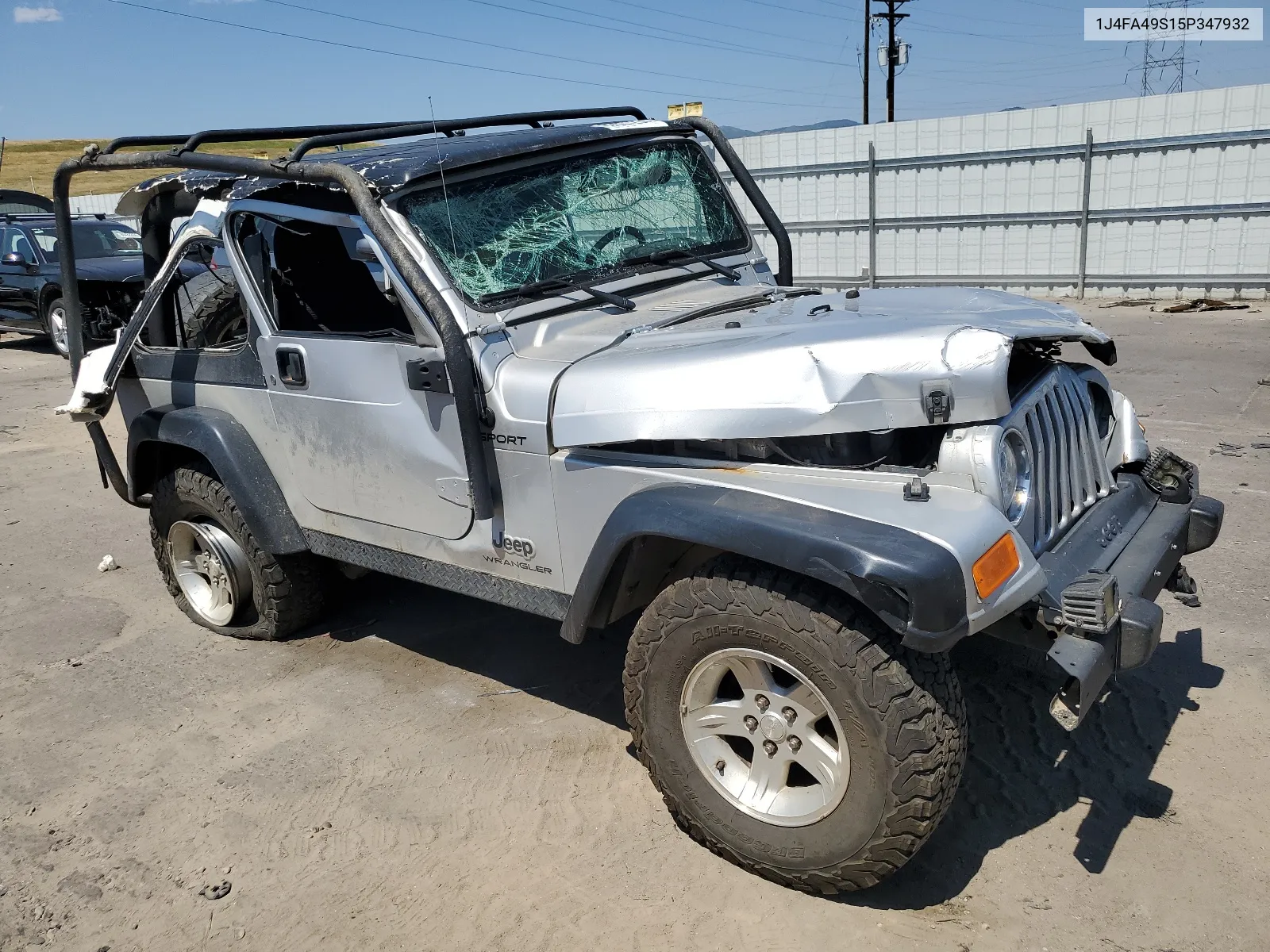 2005 Jeep Wrangler / Tj Sport VIN: 1J4FA49S15P347932 Lot: 62661234