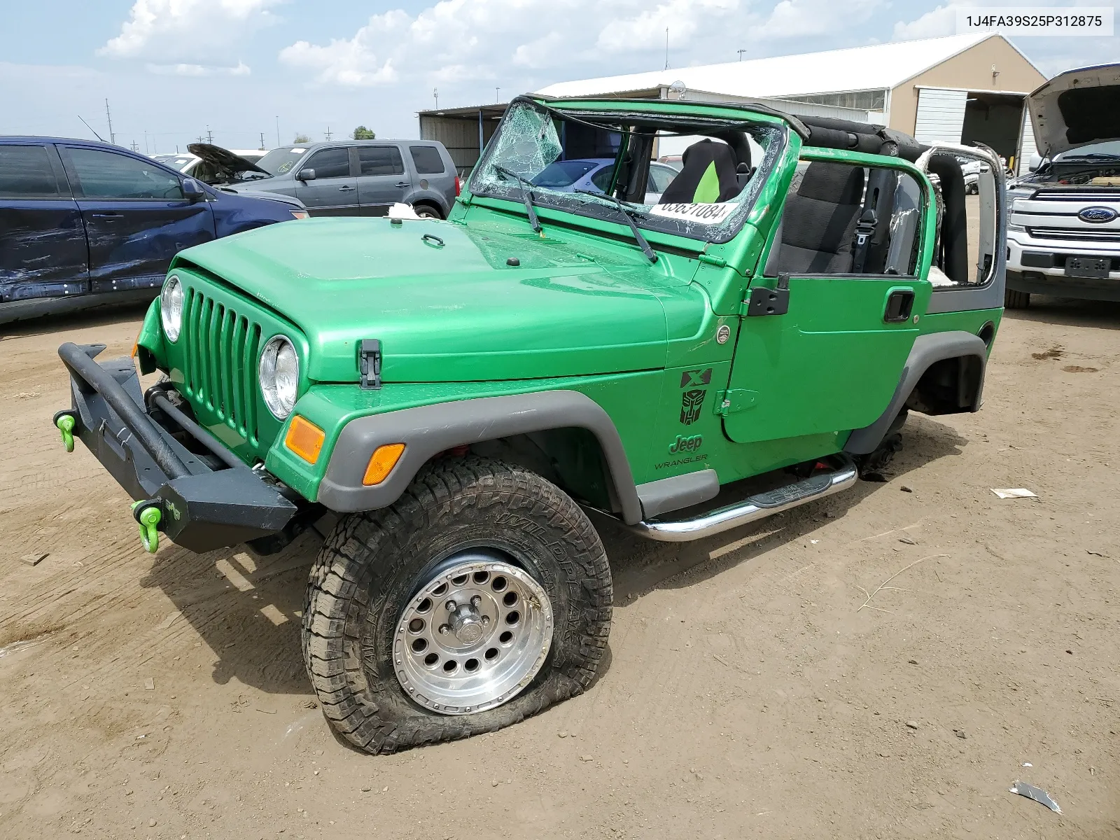 2005 Jeep Wrangler X VIN: 1J4FA39S25P312875 Lot: 63631084