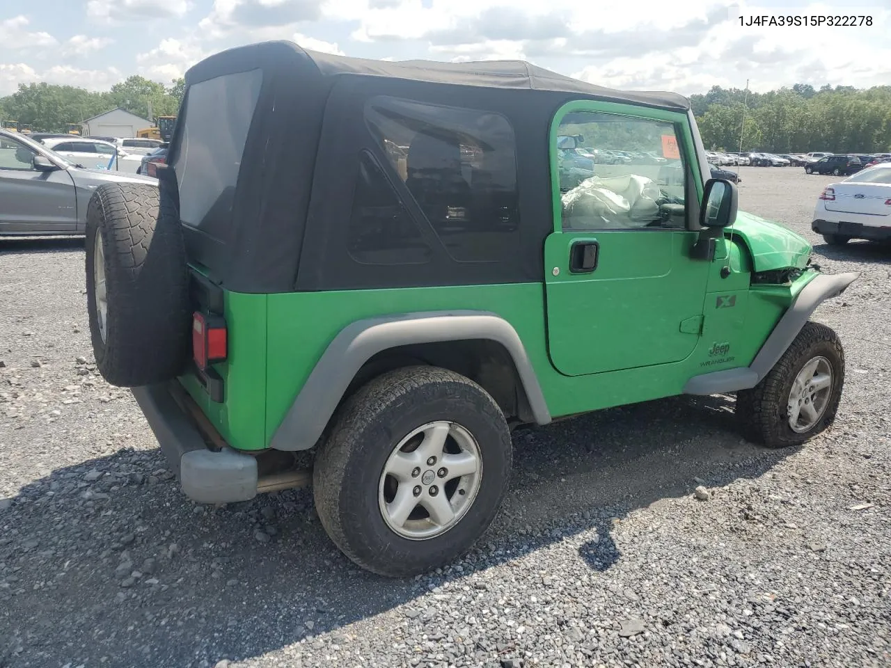 1J4FA39S15P322278 2005 Jeep Wrangler X