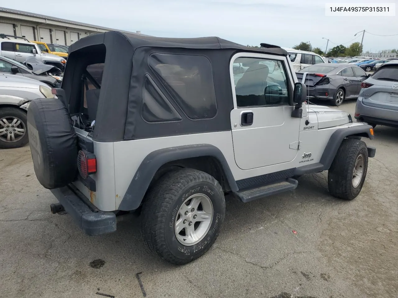 2005 Jeep Wrangler / Tj Sport VIN: 1J4FA49S75P315311 Lot: 69708274