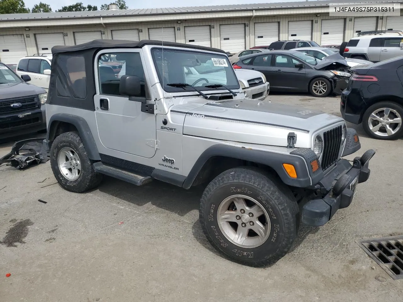 2005 Jeep Wrangler / Tj Sport VIN: 1J4FA49S75P315311 Lot: 69708274