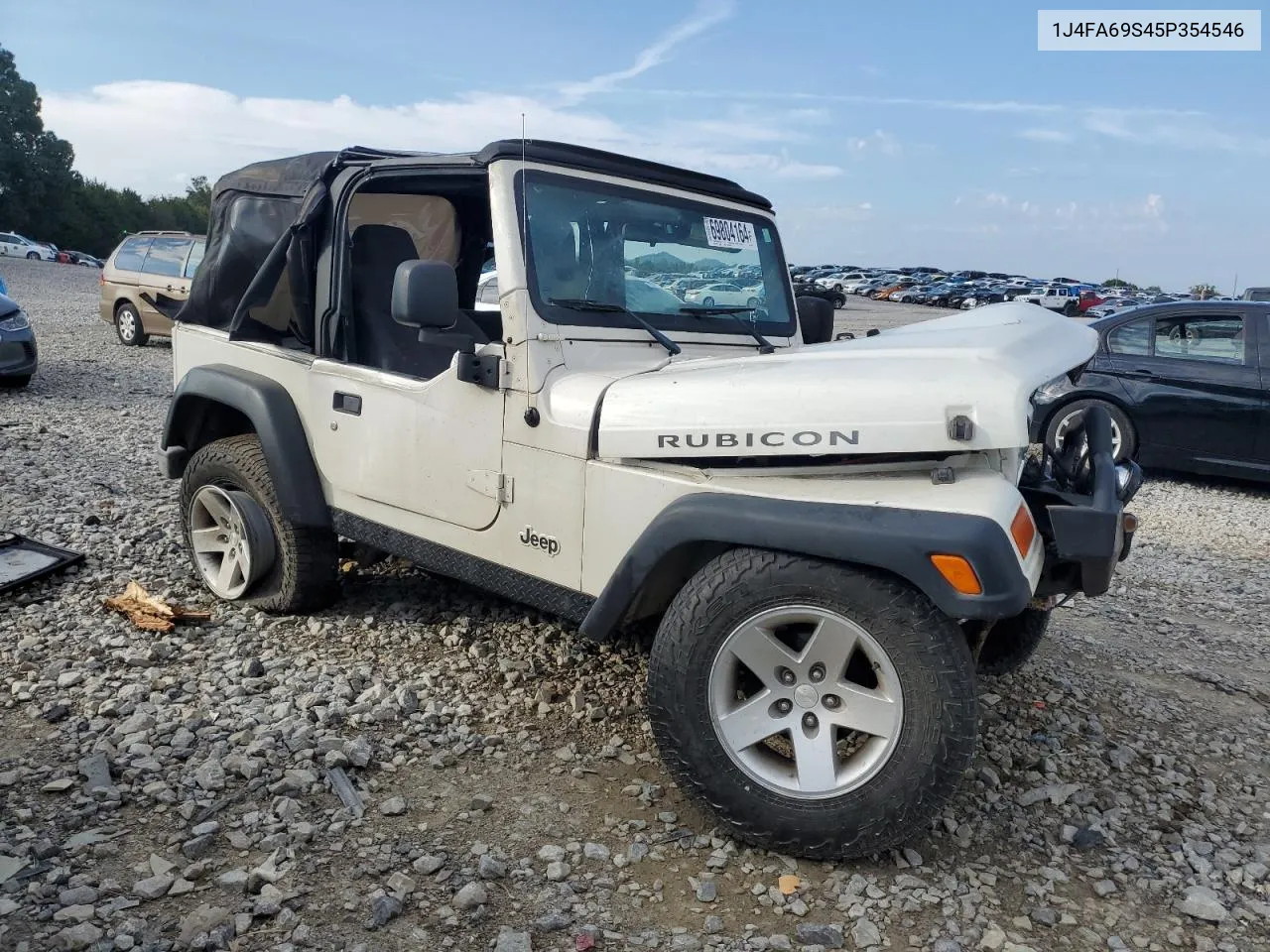 2005 Jeep Wrangler / Tj Rubicon VIN: 1J4FA69S45P354546 Lot: 69804164