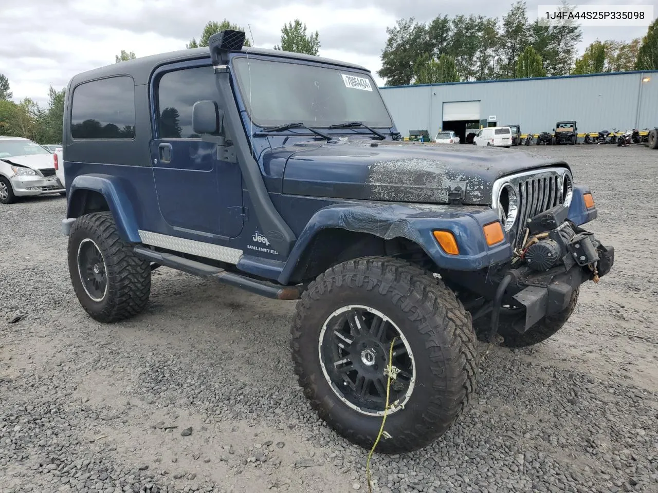 2005 Jeep Wrangler / Tj Unlimited VIN: 1J4FA44S25P335098 Lot: 70064434