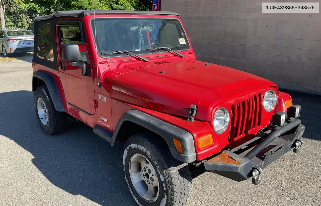 2005 Jeep Wrangler X VIN: 1J4FA39S55P348575 Lot: 70313644