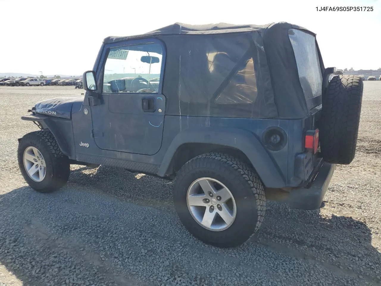 2005 Jeep Wrangler / Tj Rubicon VIN: 1J4FA69S05P351725 Lot: 71411904