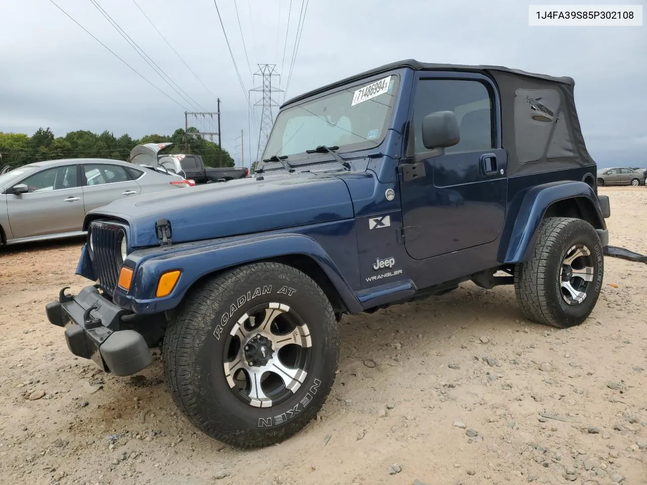 2005 Jeep Wrangler X VIN: 1J4FA39S85P302108 Lot: 71486994