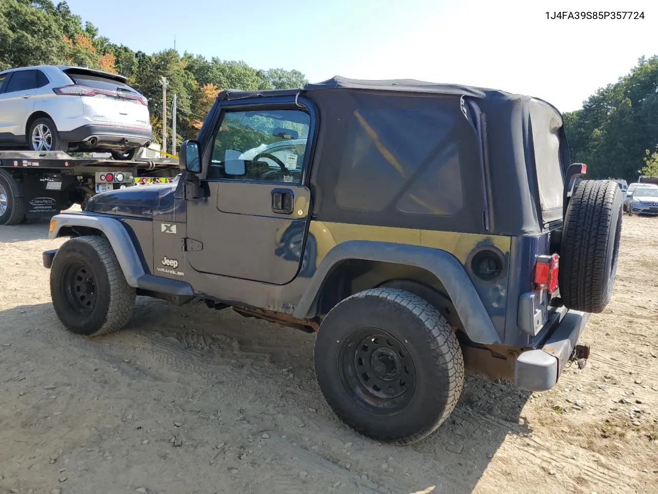 2005 Jeep Wrangler X VIN: 1J4FA39S85P357724 Lot: 71626564