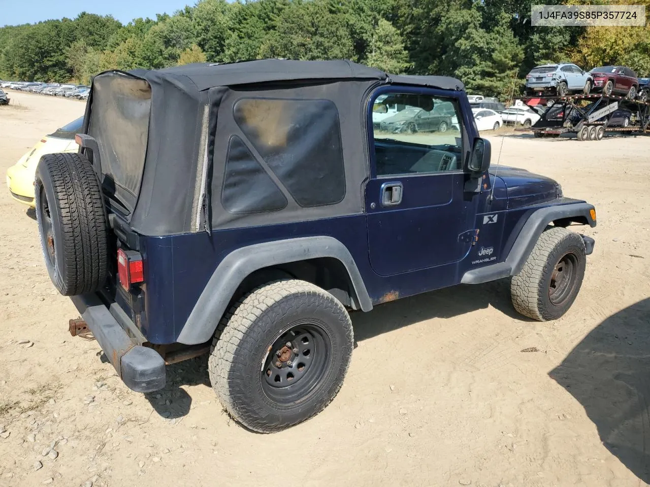 2005 Jeep Wrangler X VIN: 1J4FA39S85P357724 Lot: 71626564