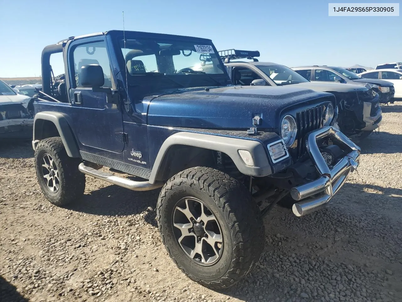 2005 Jeep Wrangler / Tj Se VIN: 1J4FA29S65P330905 Lot: 71633134