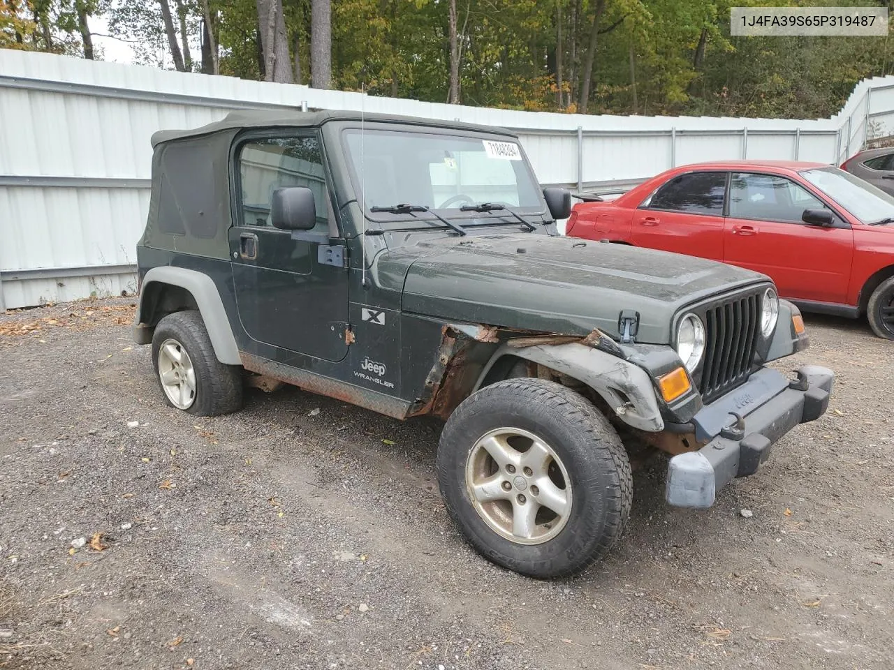 2005 Jeep Wrangler X VIN: 1J4FA39S65P319487 Lot: 71848394