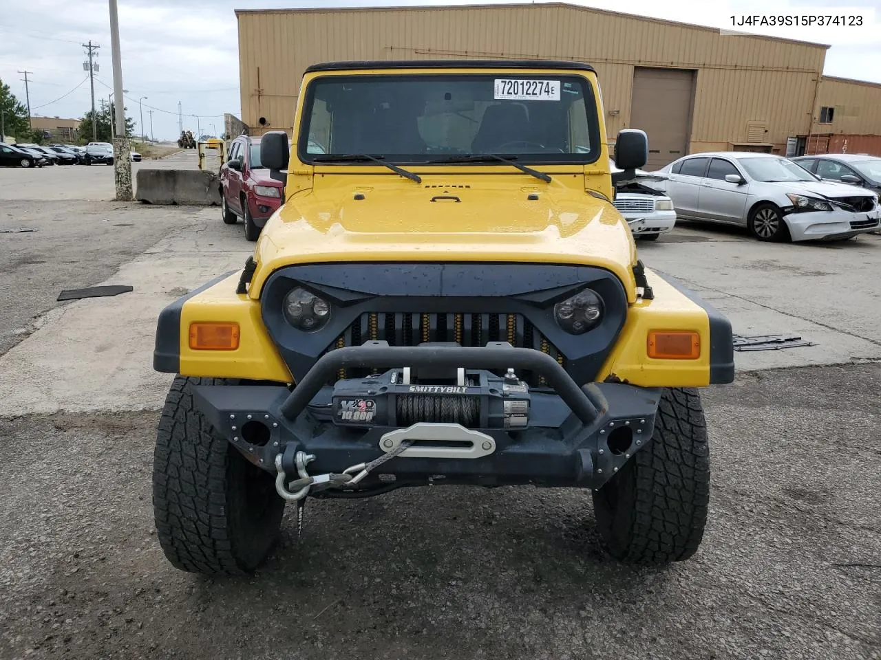 2005 Jeep Wrangler X VIN: 1J4FA39S15P374123 Lot: 72012274