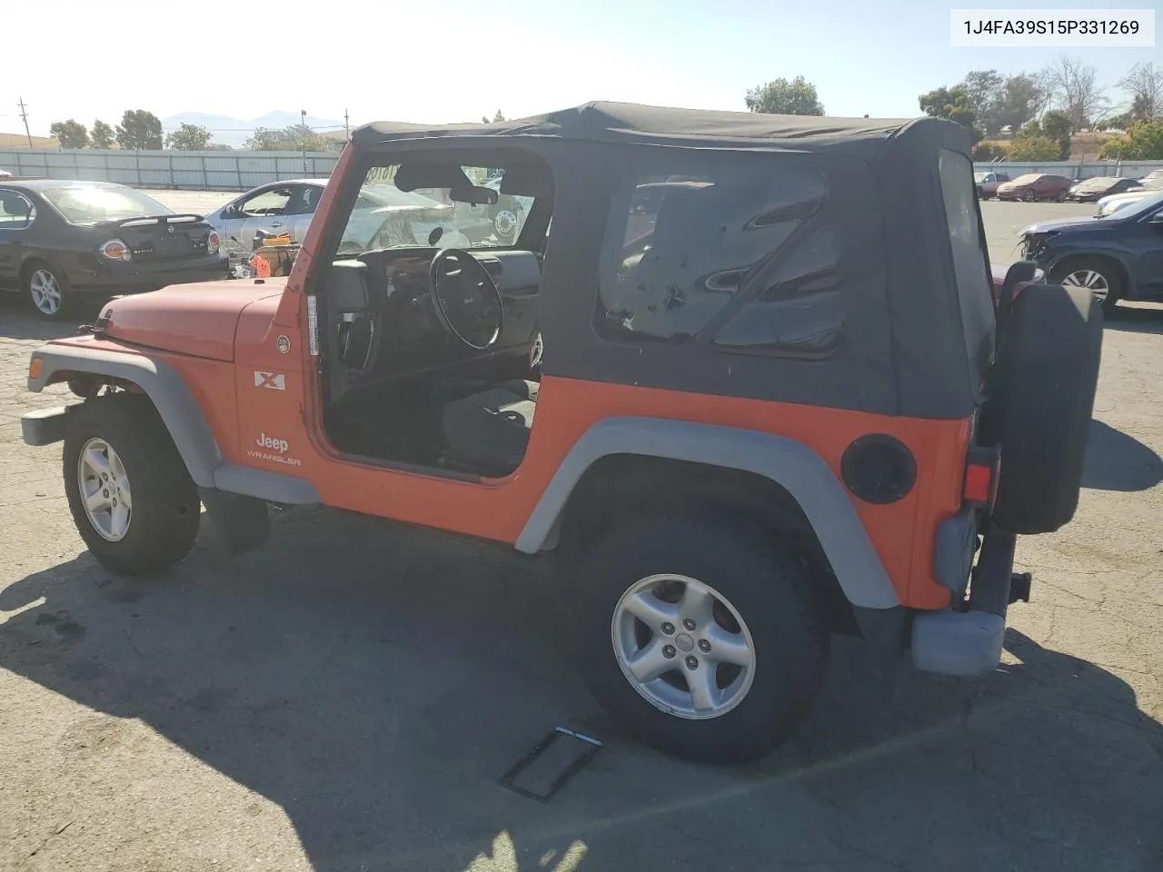 1J4FA39S15P331269 2005 Jeep Wrangler X