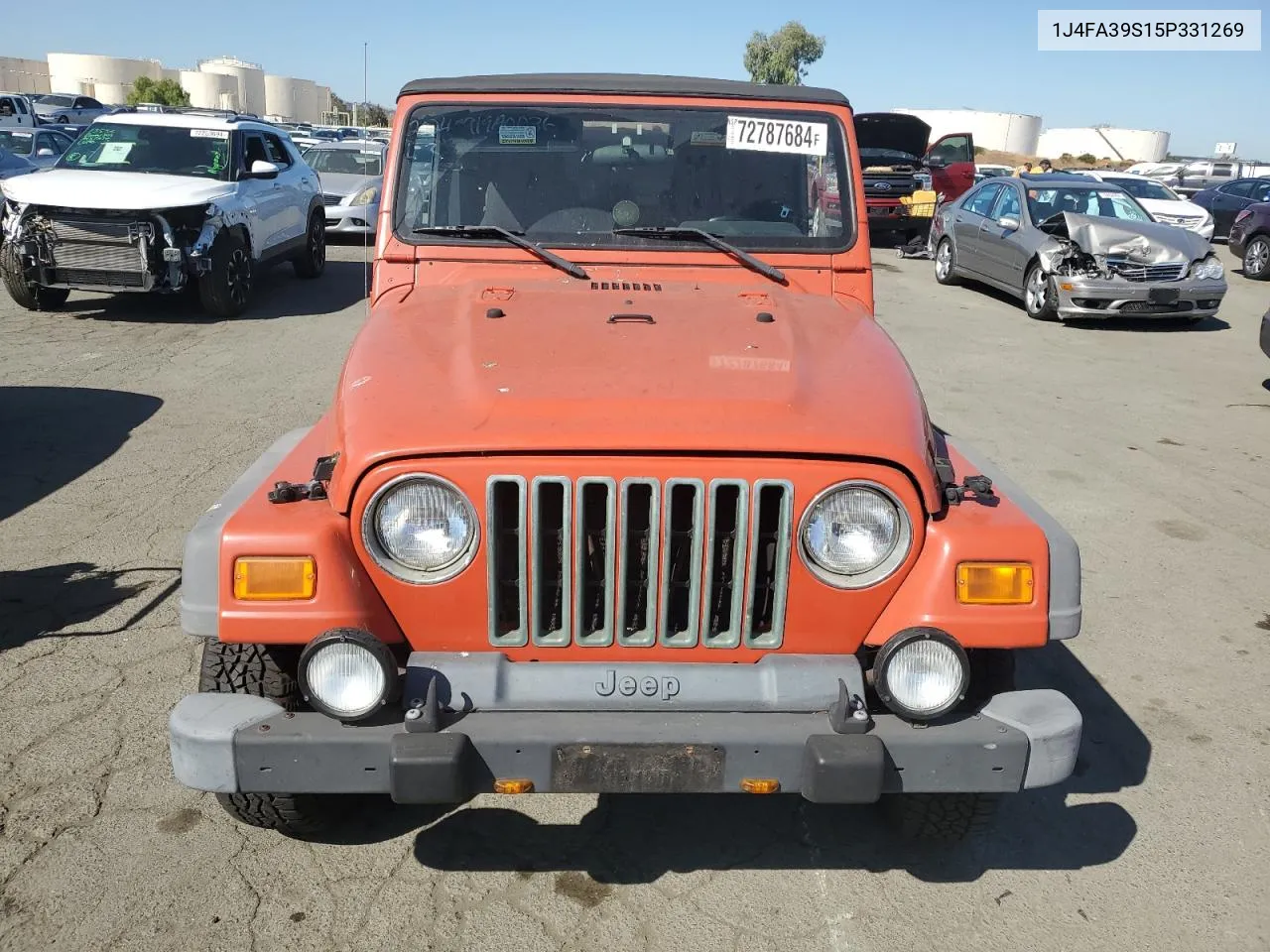 2005 Jeep Wrangler X VIN: 1J4FA39S15P331269 Lot: 72787684