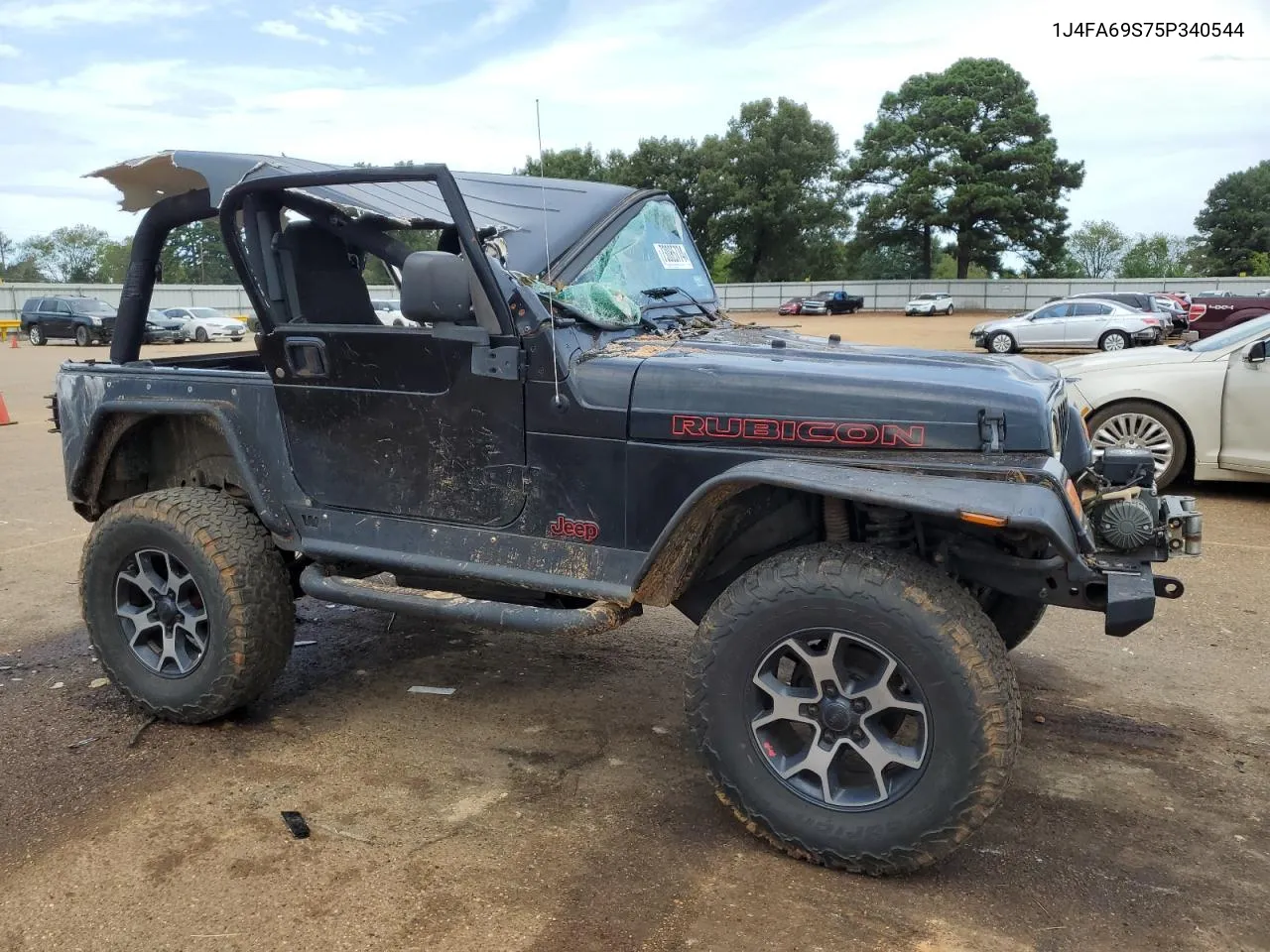 2005 Jeep Wrangler / Tj Rubicon VIN: 1J4FA69S75P340544 Lot: 73085774