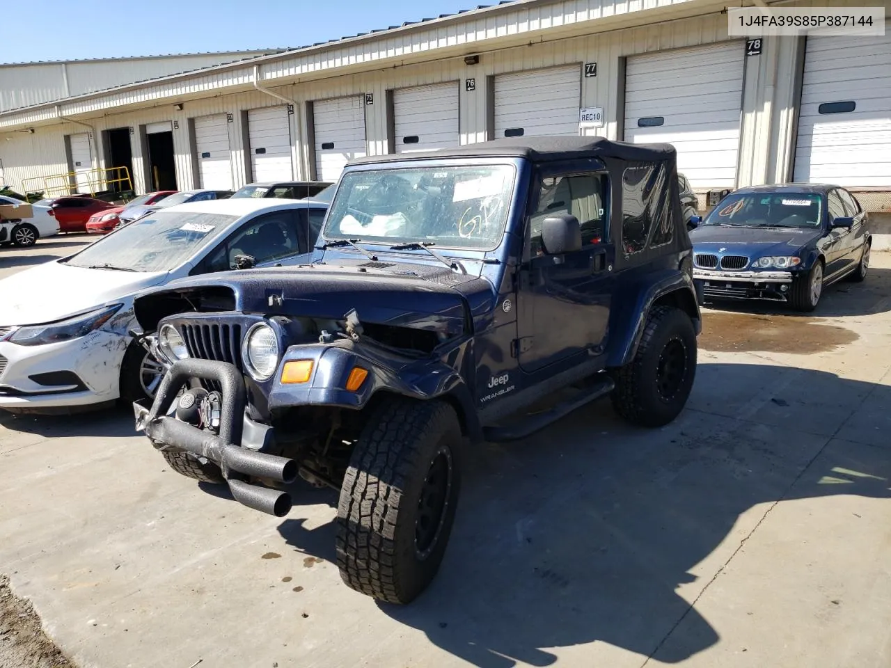 2005 Jeep Wrangler X VIN: 1J4FA39S85P387144 Lot: 77111444