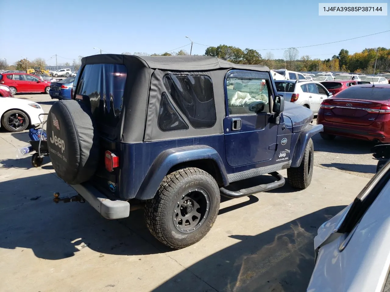 2005 Jeep Wrangler X VIN: 1J4FA39S85P387144 Lot: 77111444