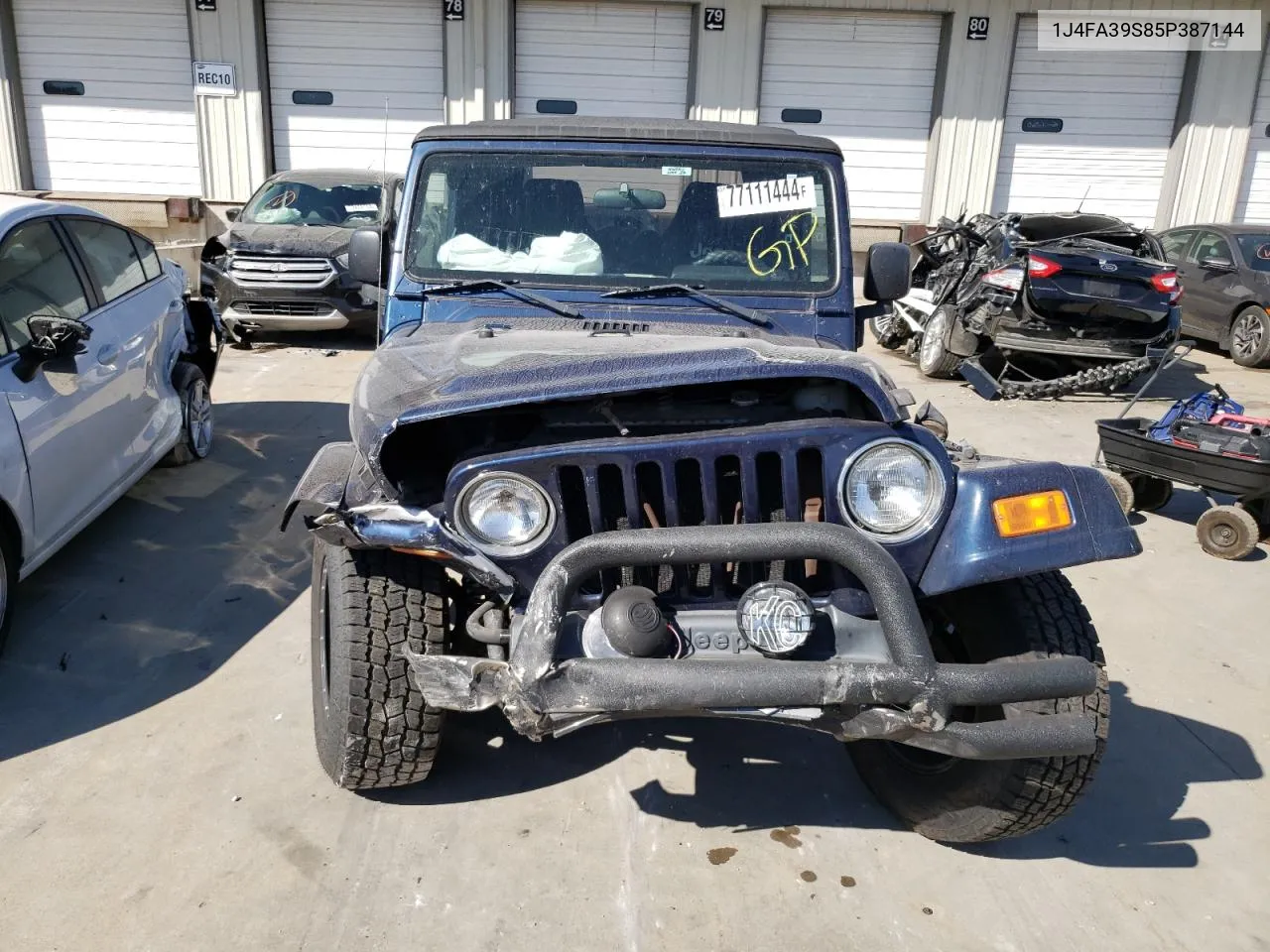 2005 Jeep Wrangler X VIN: 1J4FA39S85P387144 Lot: 77111444