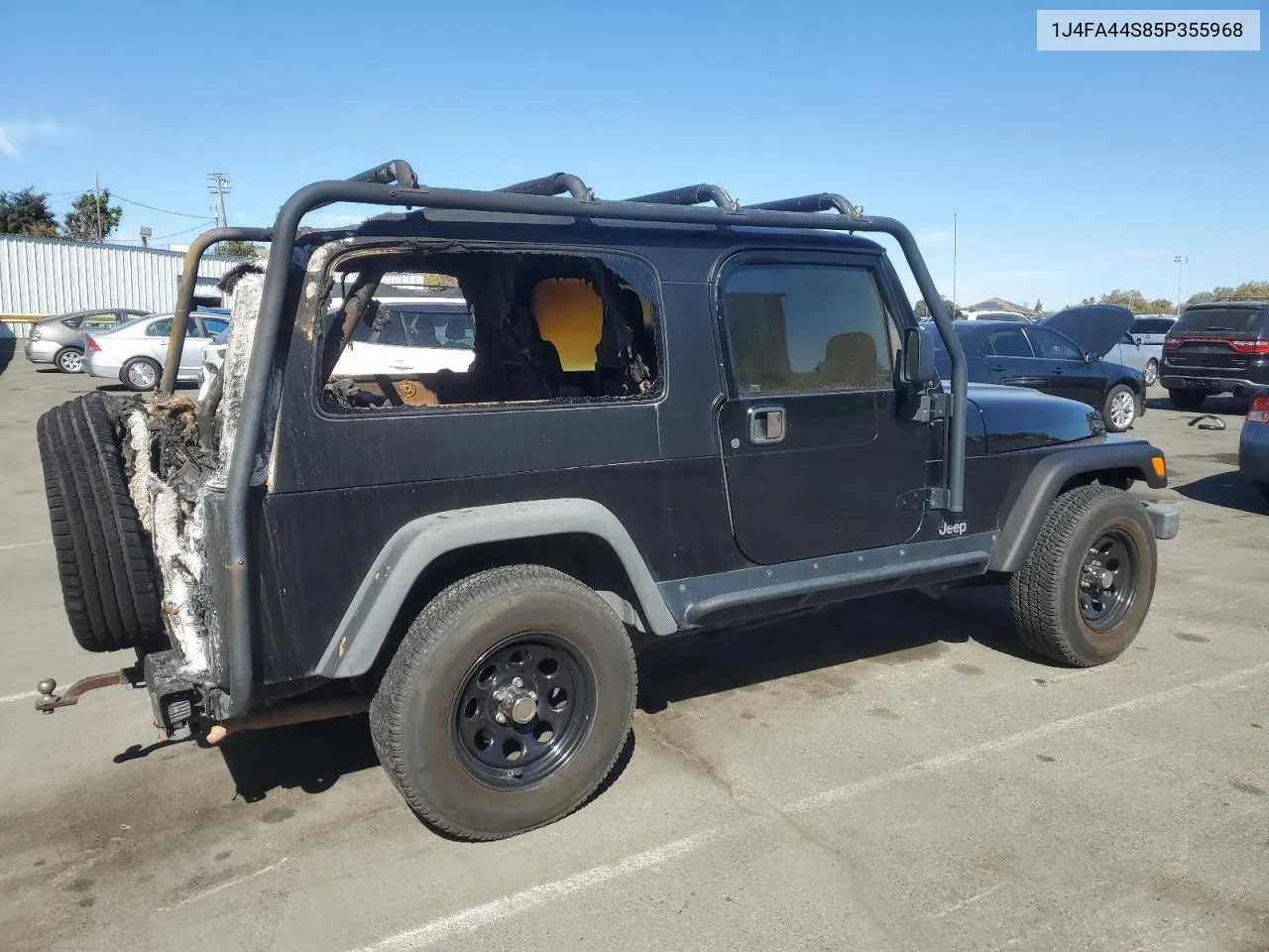 2005 Jeep Wrangler / Tj Unlimited VIN: 1J4FA44S85P355968 Lot: 77195754