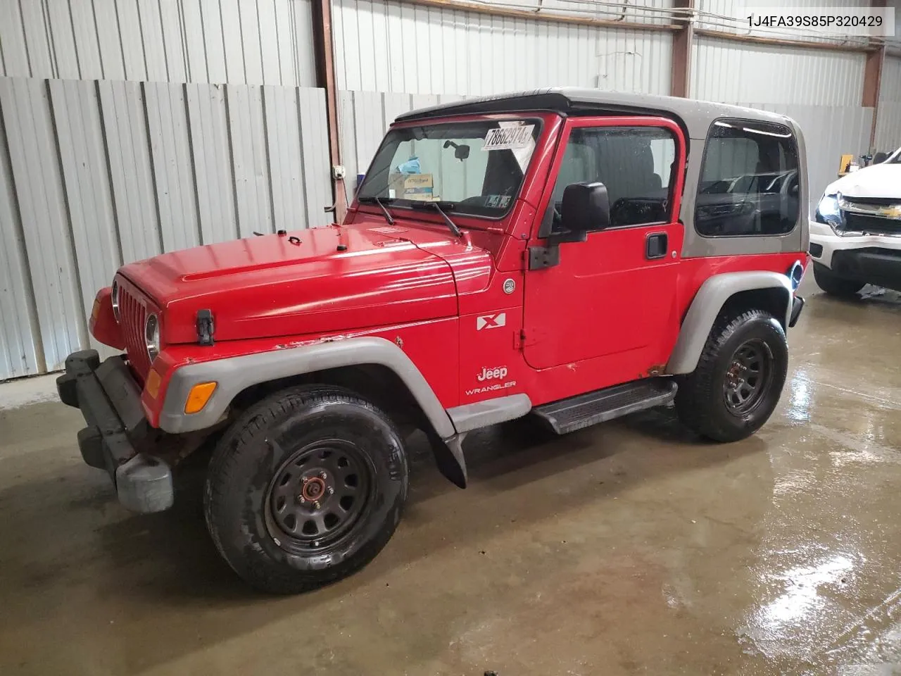 2005 Jeep Wrangler X VIN: 1J4FA39S85P320429 Lot: 78662974