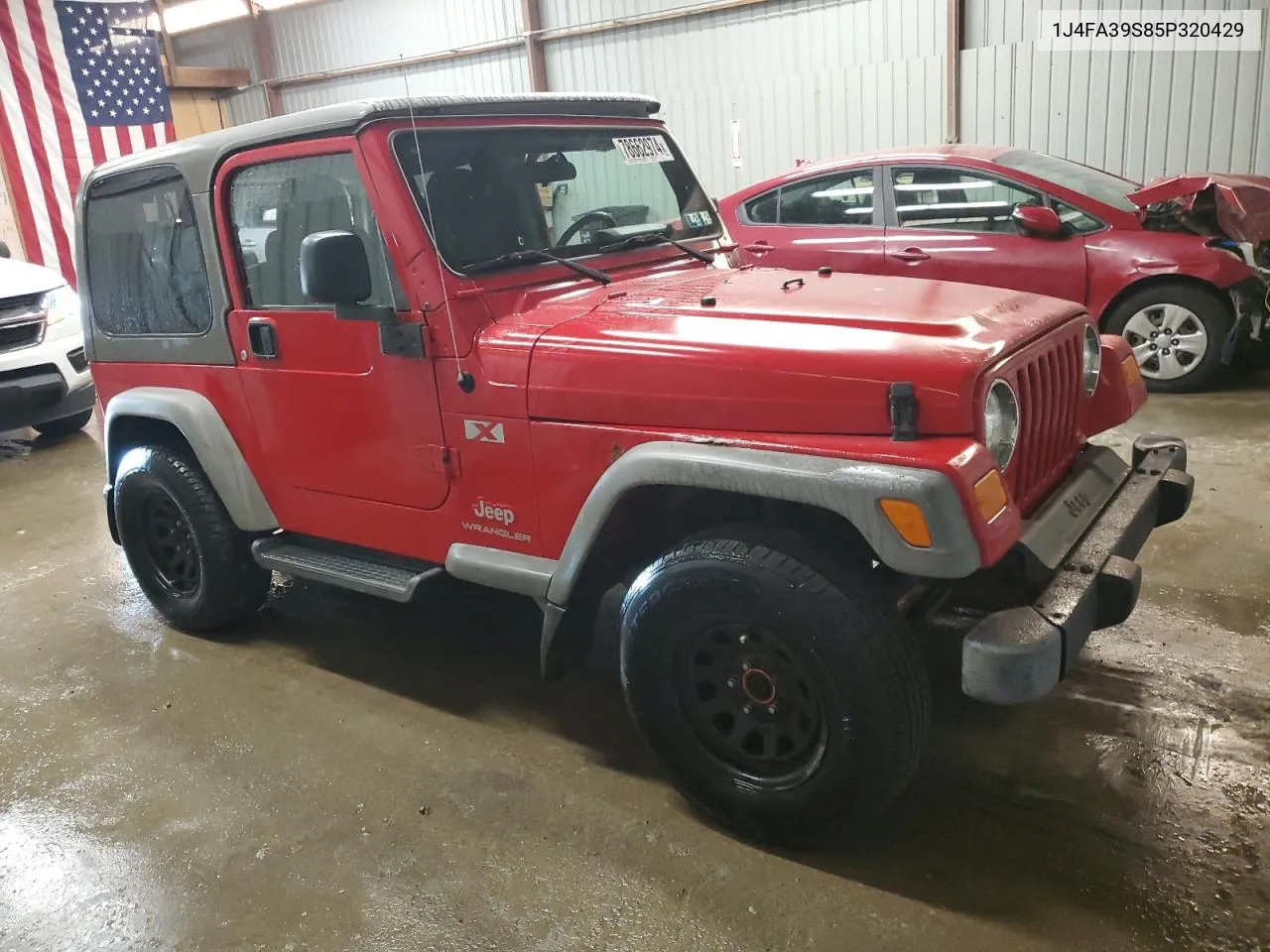 2005 Jeep Wrangler X VIN: 1J4FA39S85P320429 Lot: 78662974