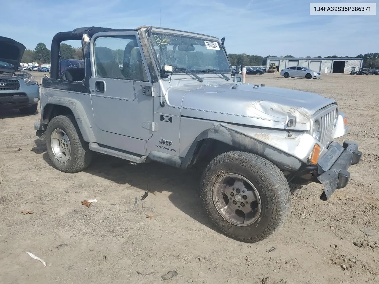 2005 Jeep Wrangler X VIN: 1J4FA39S35P386371 Lot: 78986594