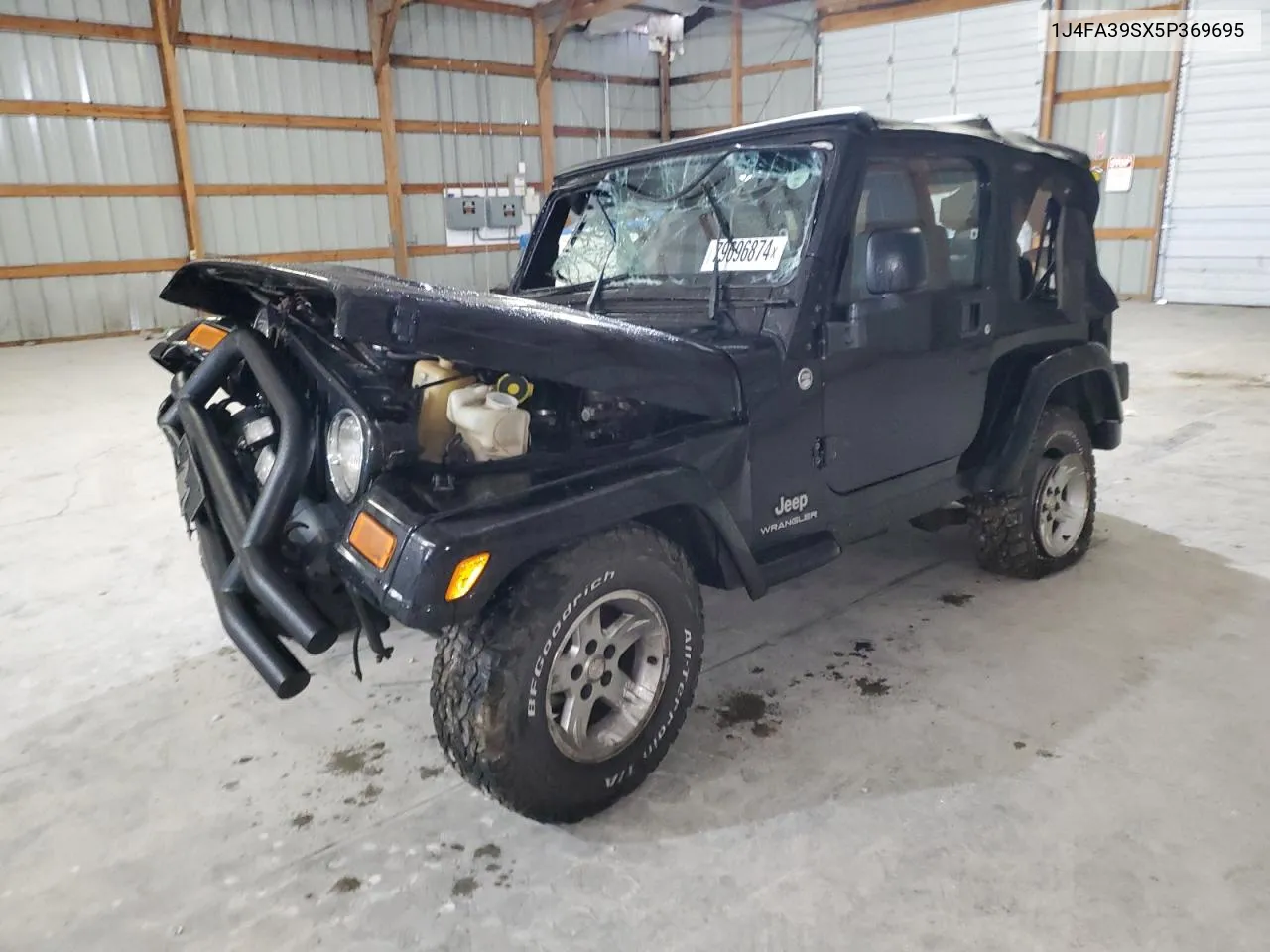 2005 Jeep Wrangler X VIN: 1J4FA39SX5P369695 Lot: 79696874