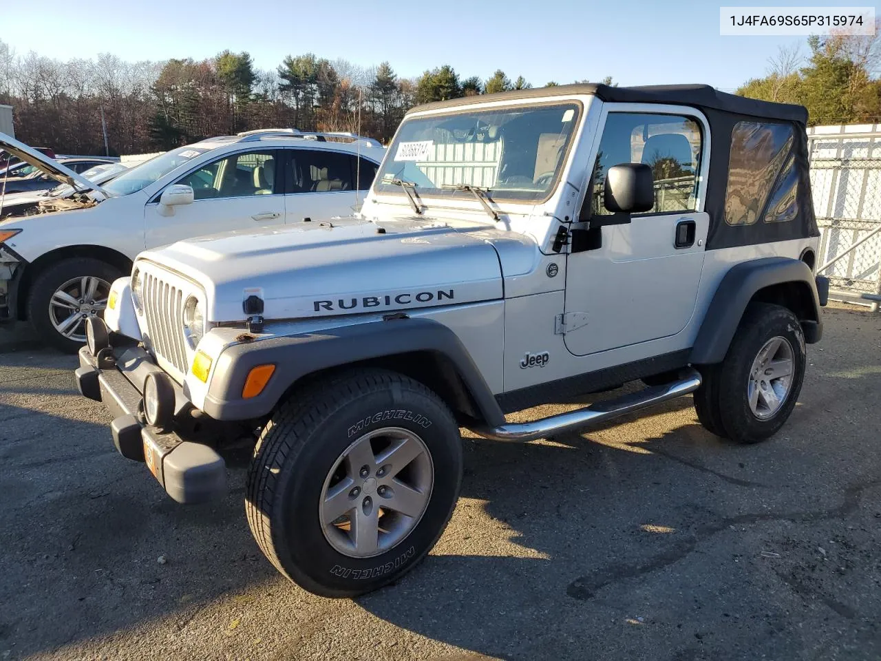 2005 Jeep Wrangler / Tj Rubicon VIN: 1J4FA69S65P315974 Lot: 80366314