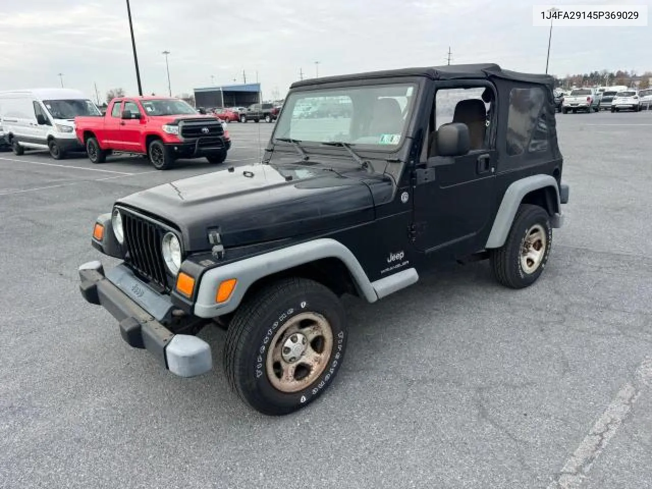 2005 Jeep Wrangler / Tj Se VIN: 1J4FA29145P369029 Lot: 81878874