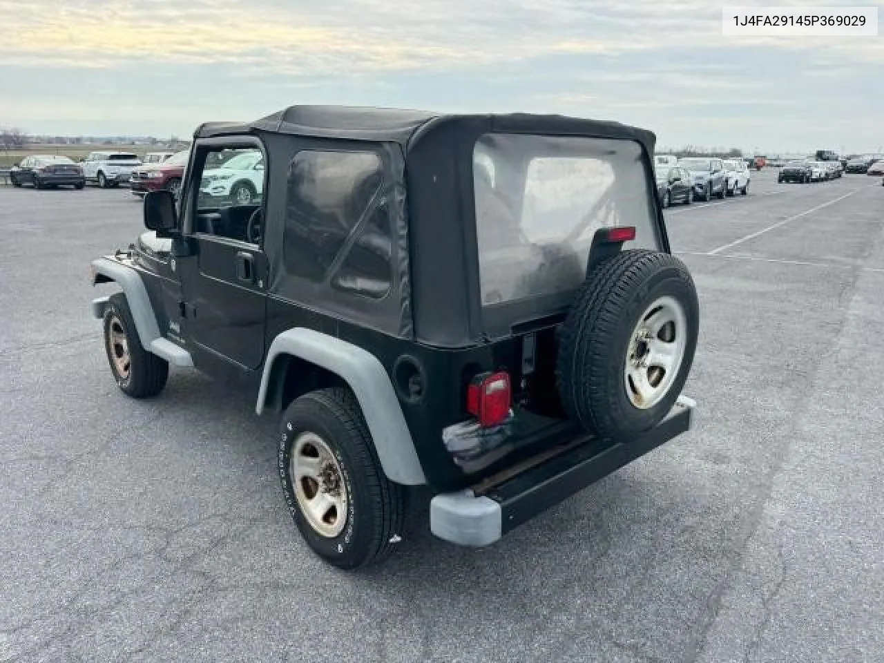 2005 Jeep Wrangler / Tj Se VIN: 1J4FA29145P369029 Lot: 81878874