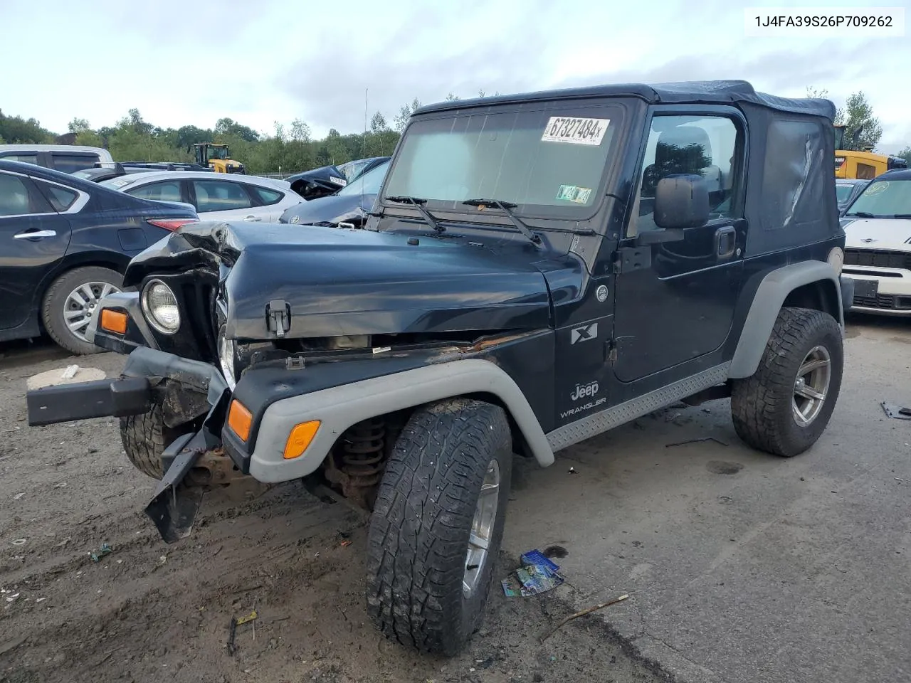 2006 Jeep Wrangler X VIN: 1J4FA39S26P709262 Lot: 67327484