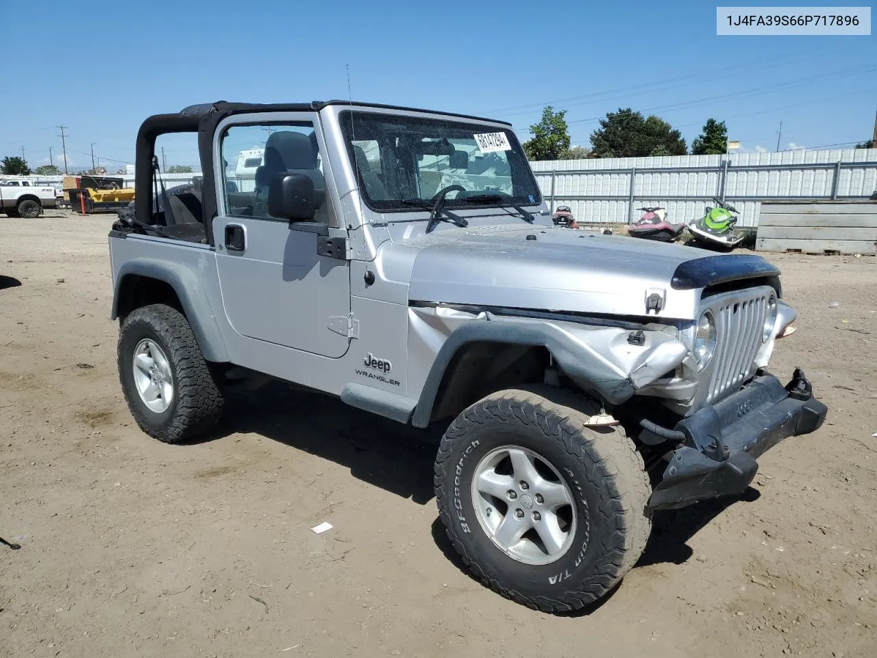 2006 Jeep Wrangler X VIN: 1J4FA39S66P717896 Lot: 68147294