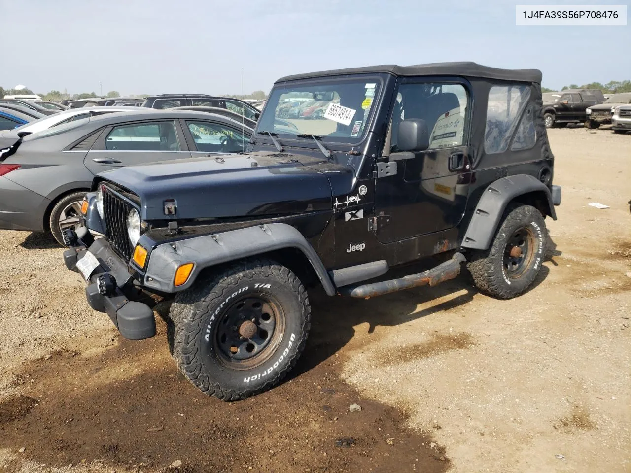 2006 Jeep Wrangler X VIN: 1J4FA39S56P708476 Lot: 68574914