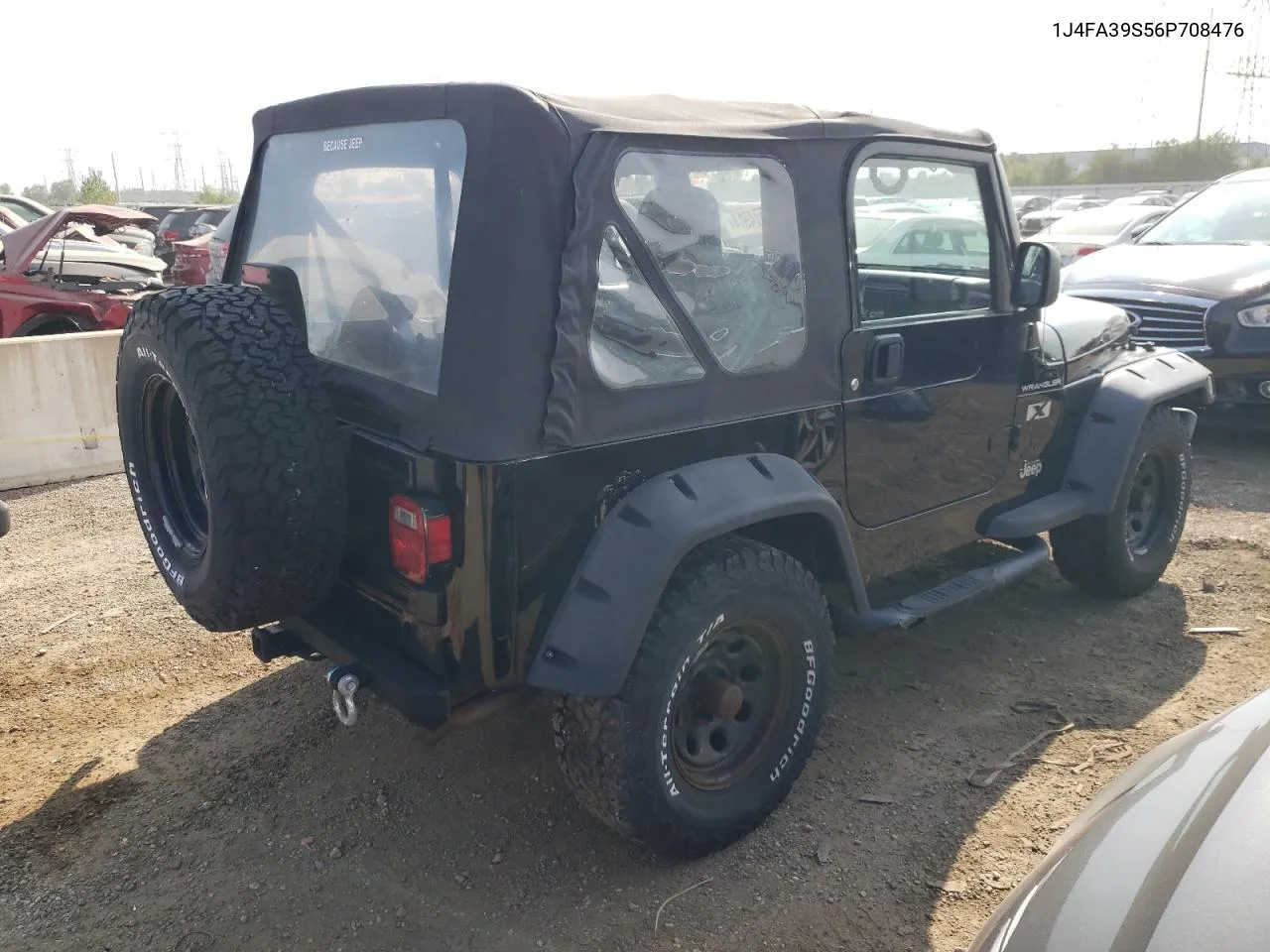 2006 Jeep Wrangler X VIN: 1J4FA39S56P708476 Lot: 68574914