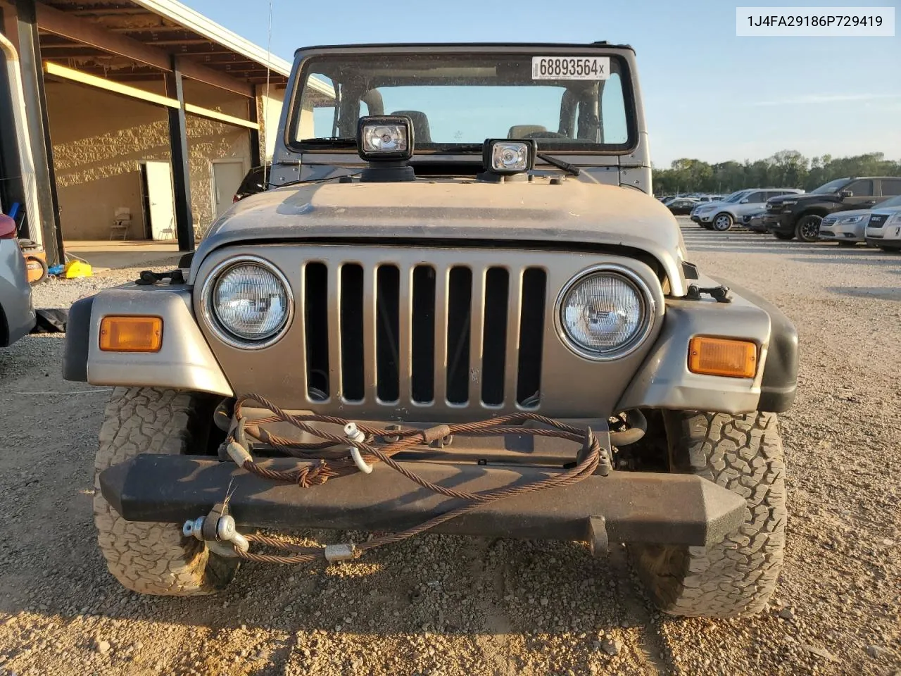 2006 Jeep Wrangler / Tj Se VIN: 1J4FA29186P729419 Lot: 68893564