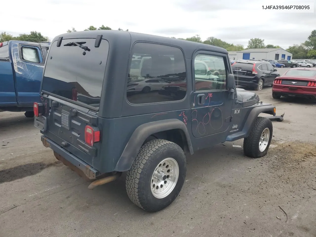 1J4FA39S46P708095 2006 Jeep Wrangler X