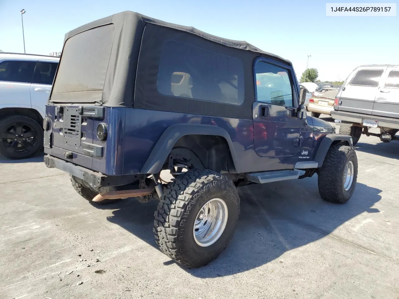 2006 Jeep Wrangler / Tj Unlimited VIN: 1J4FA44S26P789157 Lot: 72008774