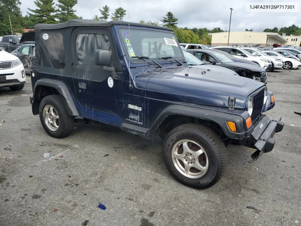 2006 Jeep Wrangler / Tj Se VIN: 1J4FA29126P717301 Lot: 72026964