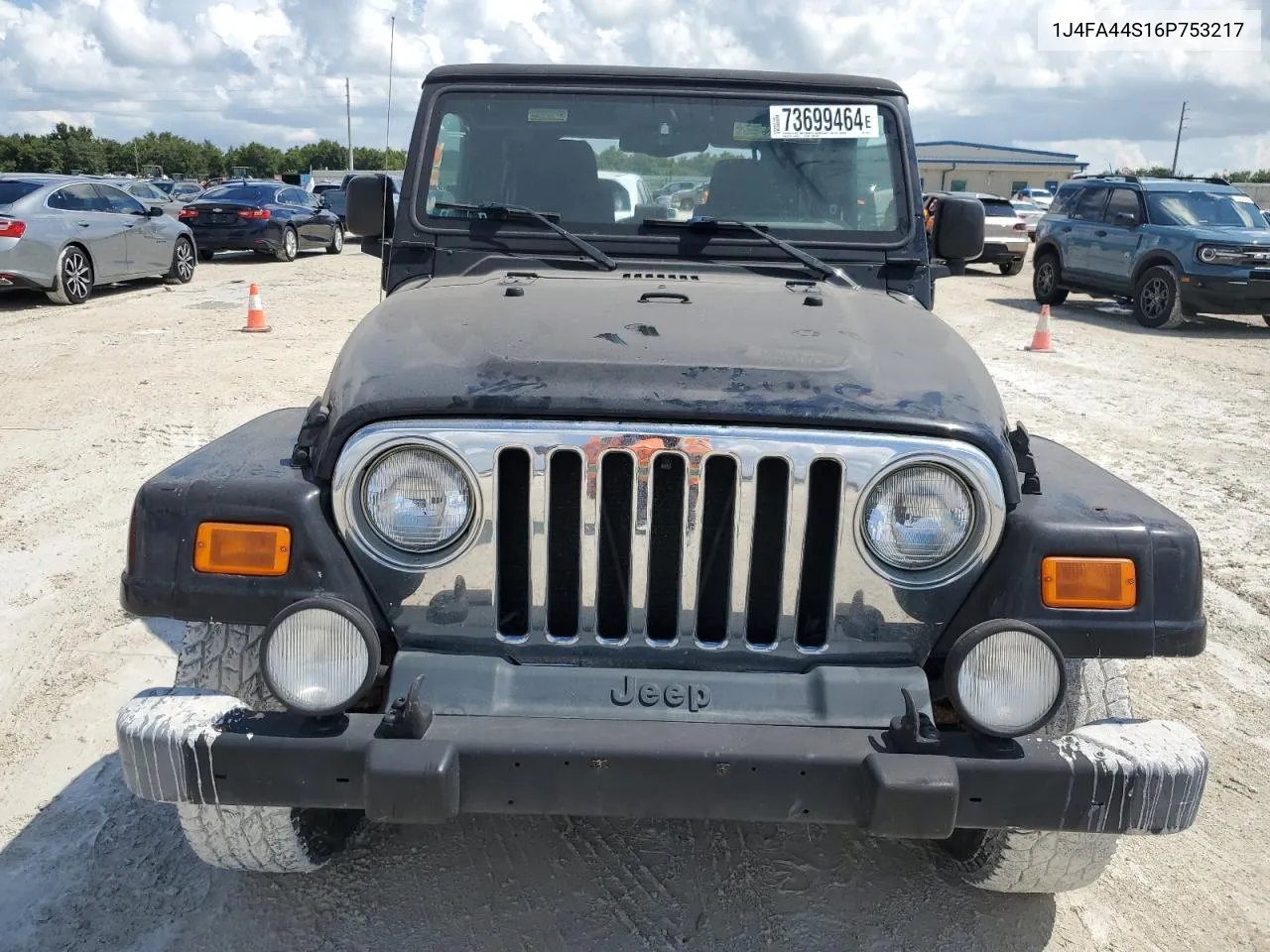 2006 Jeep Wrangler / Tj Unlimited VIN: 1J4FA44S16P753217 Lot: 73699464