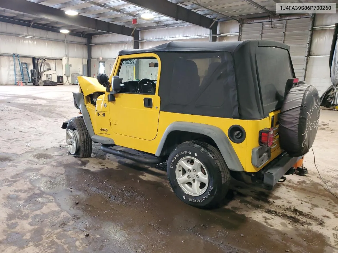 2006 Jeep Wrangler X VIN: 1J4FA39S86P700260 Lot: 73819814