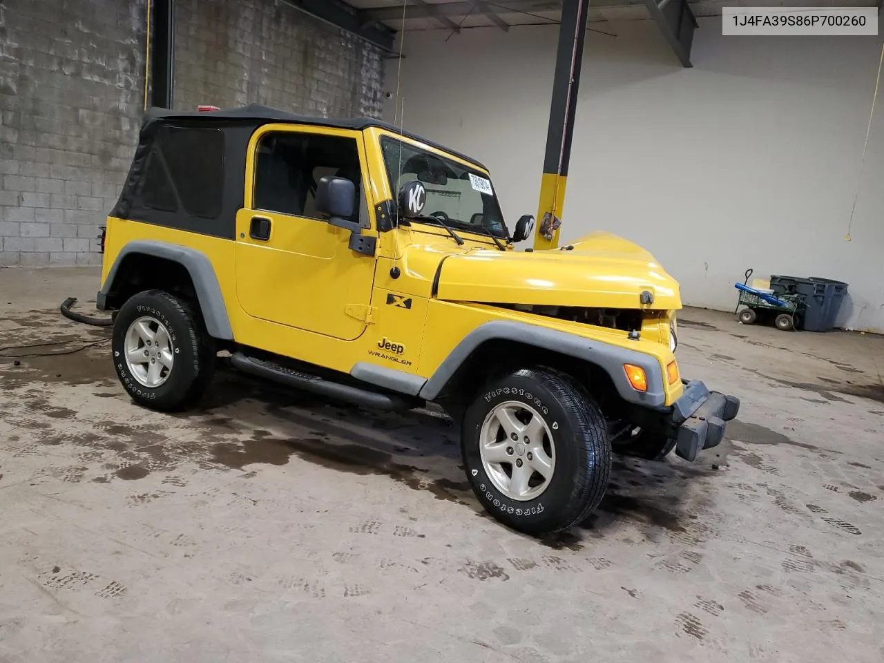 2006 Jeep Wrangler X VIN: 1J4FA39S86P700260 Lot: 73819814