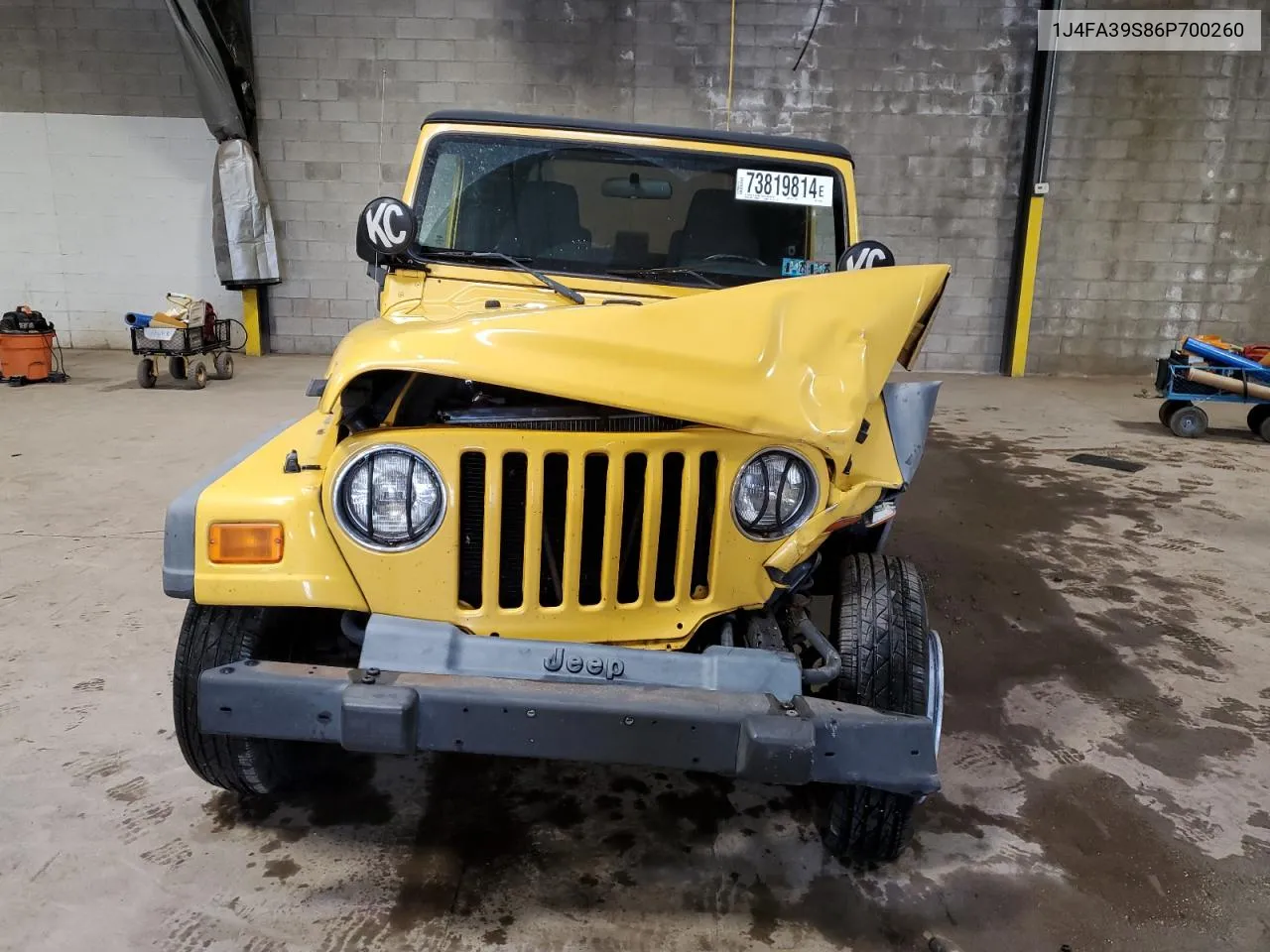 1J4FA39S86P700260 2006 Jeep Wrangler X