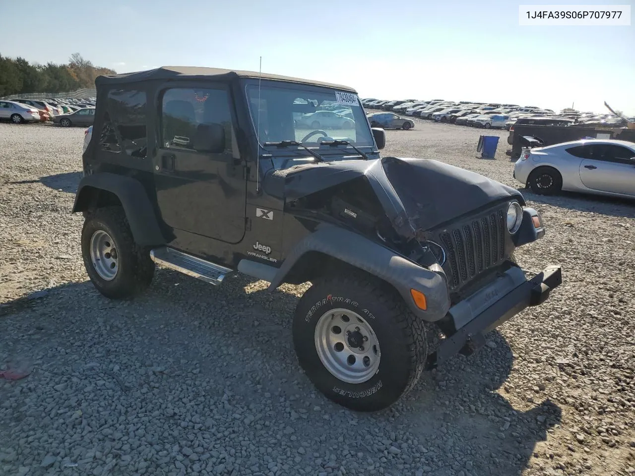 2006 Jeep Wrangler X VIN: 1J4FA39S06P707977 Lot: 78438464