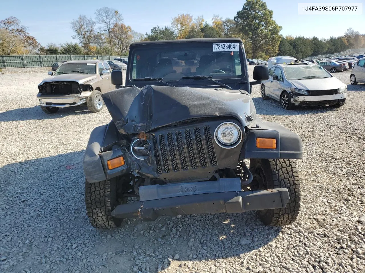 2006 Jeep Wrangler X VIN: 1J4FA39S06P707977 Lot: 78438464